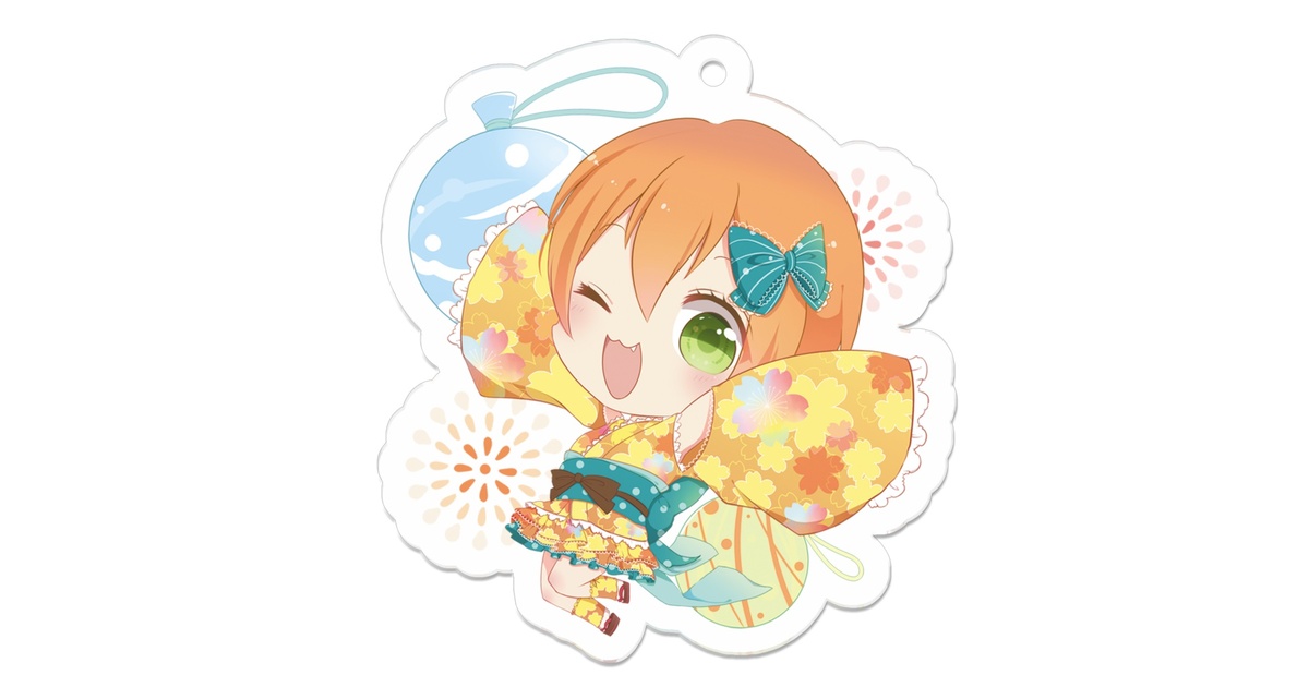 ラブライブ 星空凛 アクリルキーホルダー 事後通販】ラブライブ！ プレートキーホルダー 星空 凛 Cafe