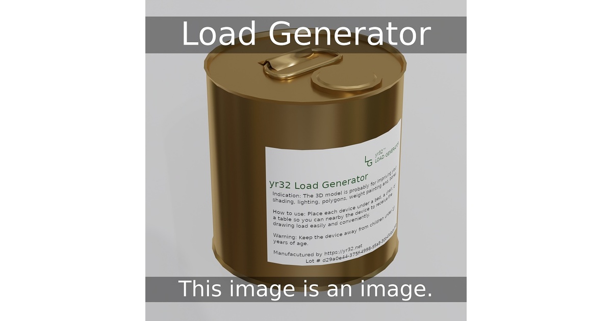 無料] 話題の缶.fbx (テスラ缶風オブジェ) - yanorei32's Tools - BOOTH