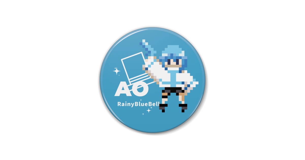 ハム子缶バッジ(STAR BURSTモデル) - RainyBlueBellBooth - BOOTH