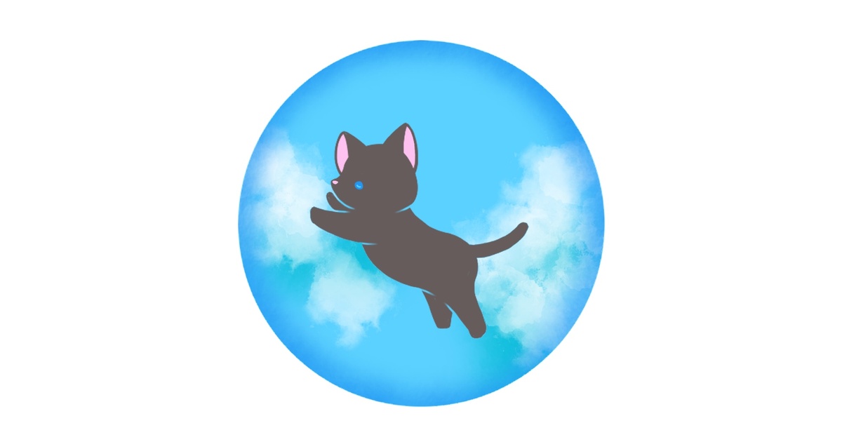 「空飛ぶにゃんこ」｜絵画 原画 動物画 猫の絵 イラスト ドローイング 空飛ぶにゃんこ」｜絵画 原画 動物画 猫の絵 イラスト ドローイング 空
