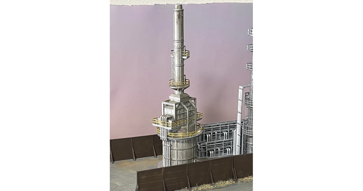 1/150 Nゲージ 工場ストラクチャー 塗装済み品 - PetaBahn - BOOTH