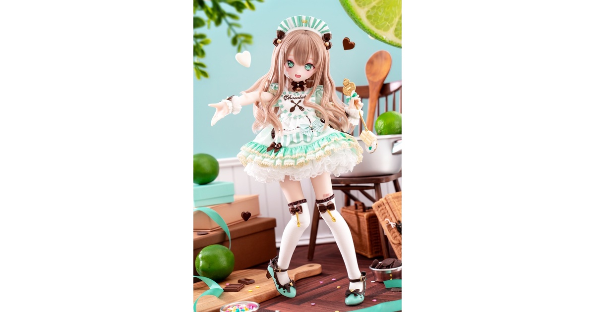 恋するチョコ」1/4ドール衣装 ライム（MDD・KUMAKO用） - 魔法のお菓子
