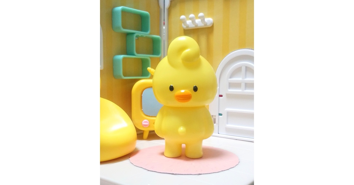 くるくる丸 ひよこカラー（ソフビ製） - 130のお店 - BOOTH