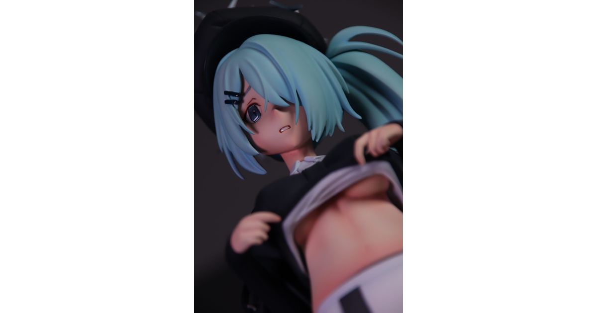 ブルーアーカイブ 槌永ヒヨリ 1/4 ガレージキット - tapu - BOOTH