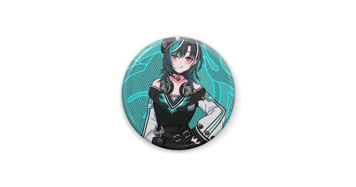 Rindo Chihaya 輪堂千速 Hololive Can Badge - 私のワイフ - BOOTH