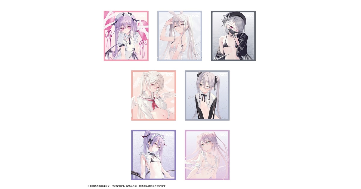 rurudo FALLEN ポップアップショップ クリアミニ色紙 全7種セット ランダムクリアミニ色紙／全7種 - “FALLEN”rurudo POP UP SHOP