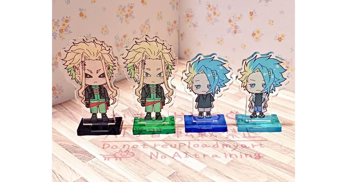 フースーヤ アクスタ 4体セット グッズ通販】アクスタ4種セット(台座付き) - なまのおやつ屋 - BOOTH