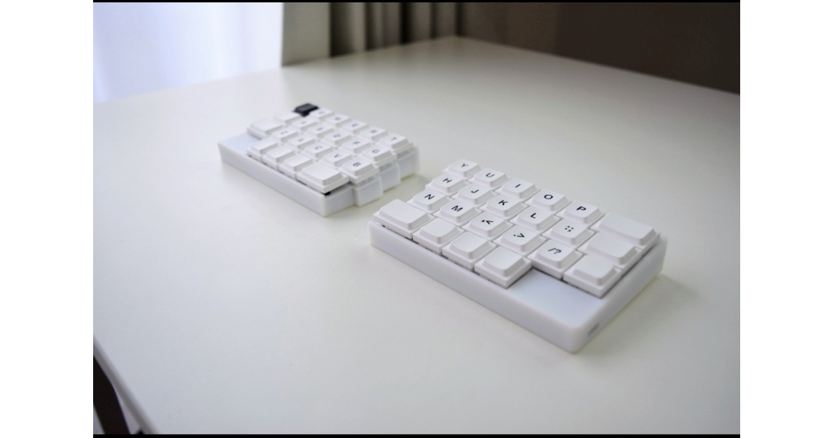 Split40 40% ワイヤレス 分割キーボード ロープロファイル ロウスタッ