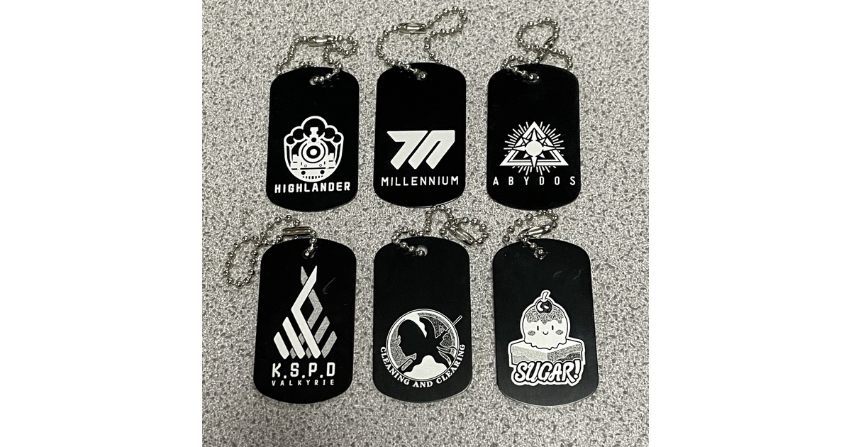 ブルーアーカイブ ヘイロー＆ロゴ(241種) アルミタグ 二次創作