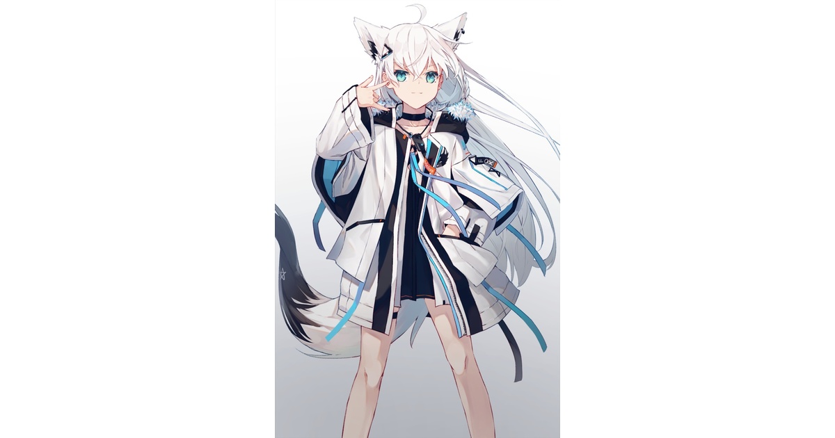 白上フブキ】B2タペストリー - white fox - BOOTH