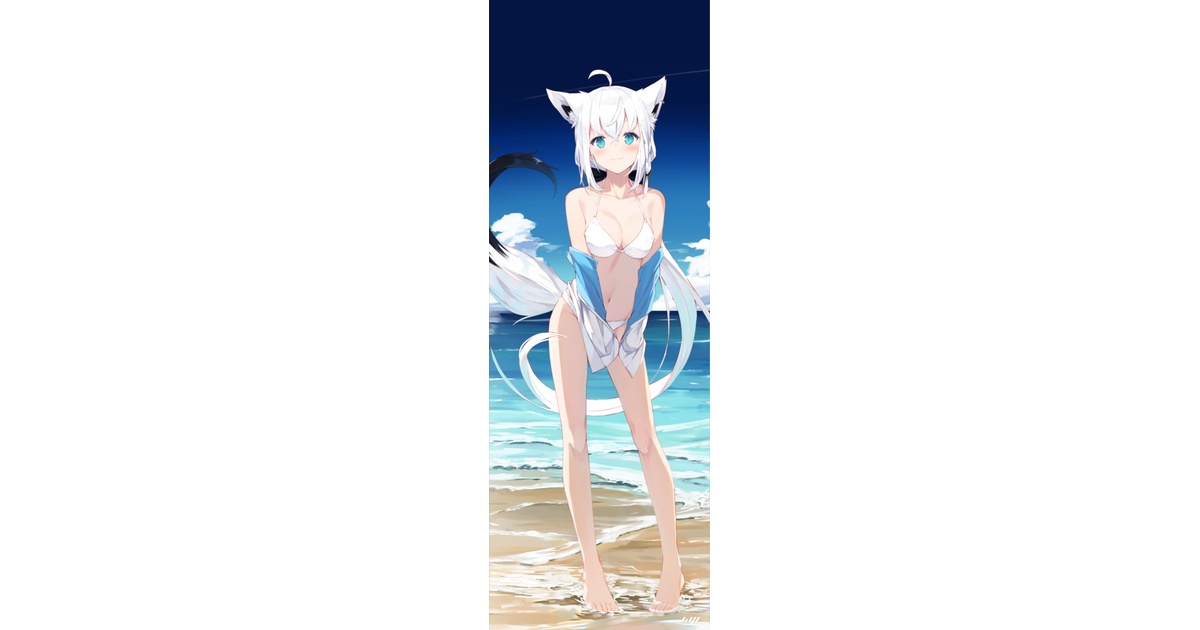 受注生産】2021年版白上フブキ等身大タペストリー - white parabellum 