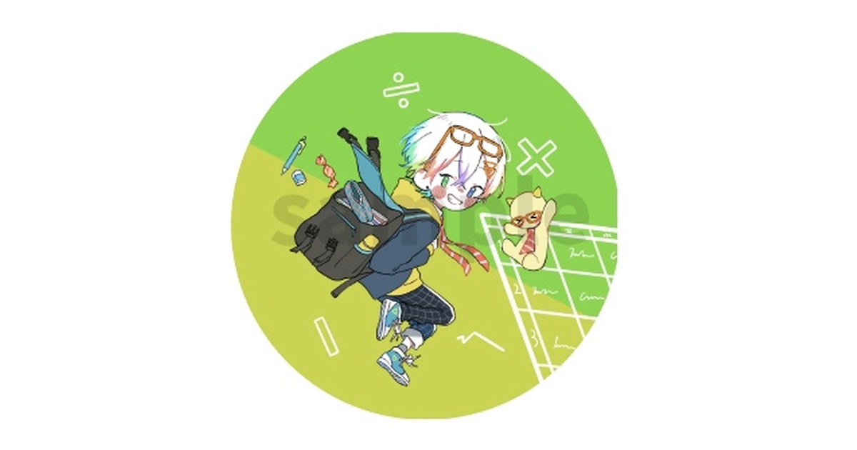 れるくんグッズセット れるくんシーズン春2021(制服) 缶バッジ - れるしょっぷ - BOOTH