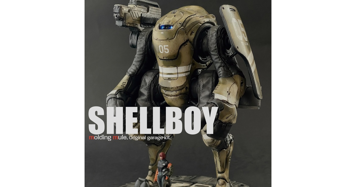 Molding mule こおにボット 試作00号　(クリア)一つおに Molding mule こおにボット 試作00号 (クリア)一つおに SHELLBOY] 1/