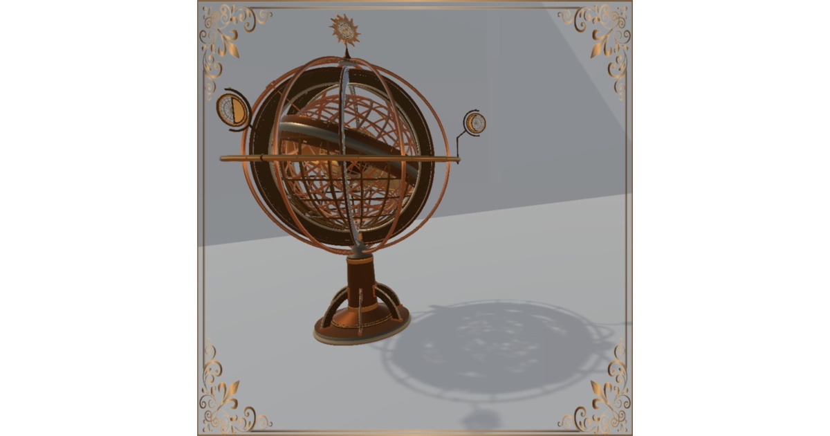 超豪華スチームパンク調 照明機能搭載 木製地球儀 Steampunk Globe (スチームパンク地球儀) - marchhare's general