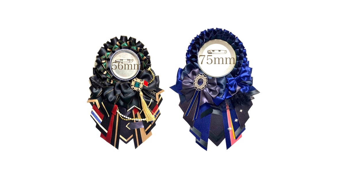 ロゼットオーダー用 ハンドメイドロゼット（オーダー） - Handmade Yuka - BOOTH