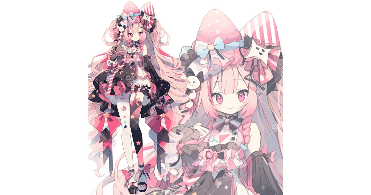 アイドルな女の娘　他3枚イラスト　手描きイラスト アイドル衣装 イラスト 女 ヲタク316名に聞いた!アイドルの