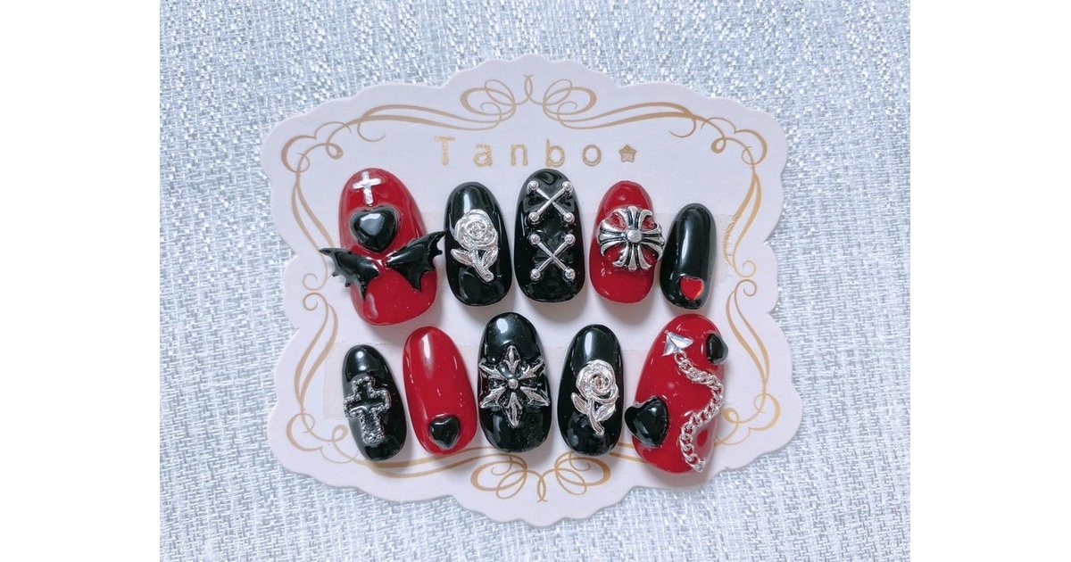 【あ 】　にじさんじ　葛葉　ネイルチップ 再販×3】にじさんじ 葛葉 ネイルチップ - tanbotuki - BOOTH