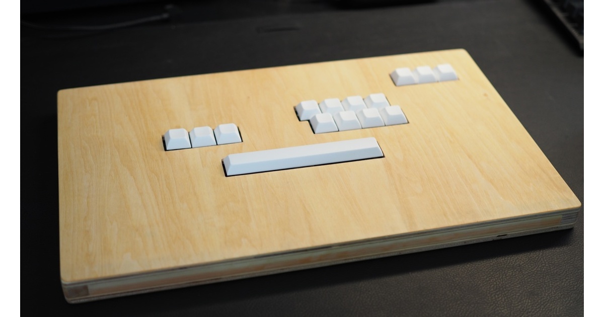 木製キーボード型アケコン ナチュラル - SPIKE SHOP - BOOTH
