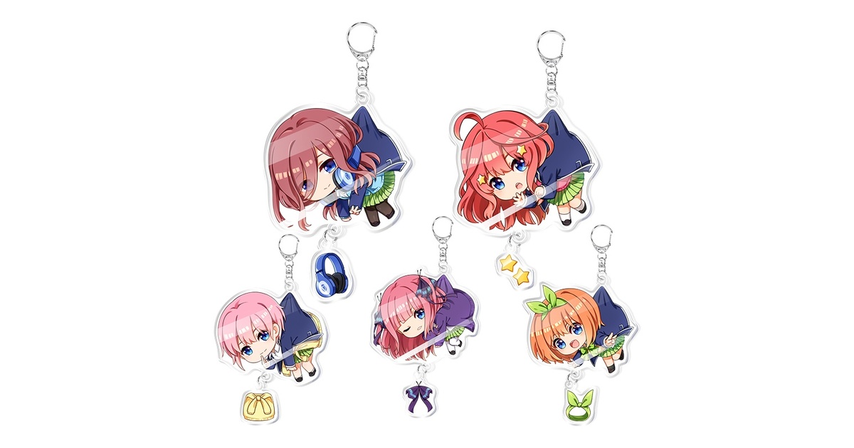 五等分の花嫁 中野一花 中野二乃 中野三玖 中野五月 中野四葉 アクリルキーホルダー - hangsibo - BOOTH 五等分の花嫁 中野一花 中野二乃 中野三玖 中野五月 中野四葉 アクリルキーホルダー - hangsibo - BOOTH