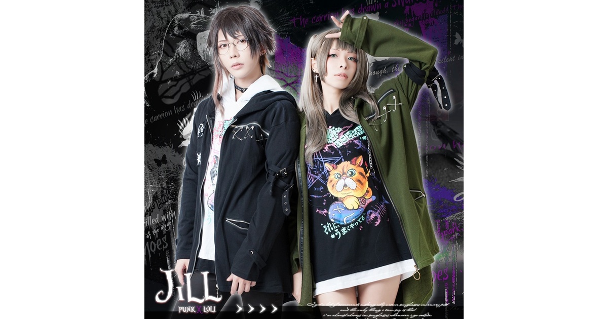 JillpunkオリジナルKERA コルウスからす座安全ピン付きゆったり付け札