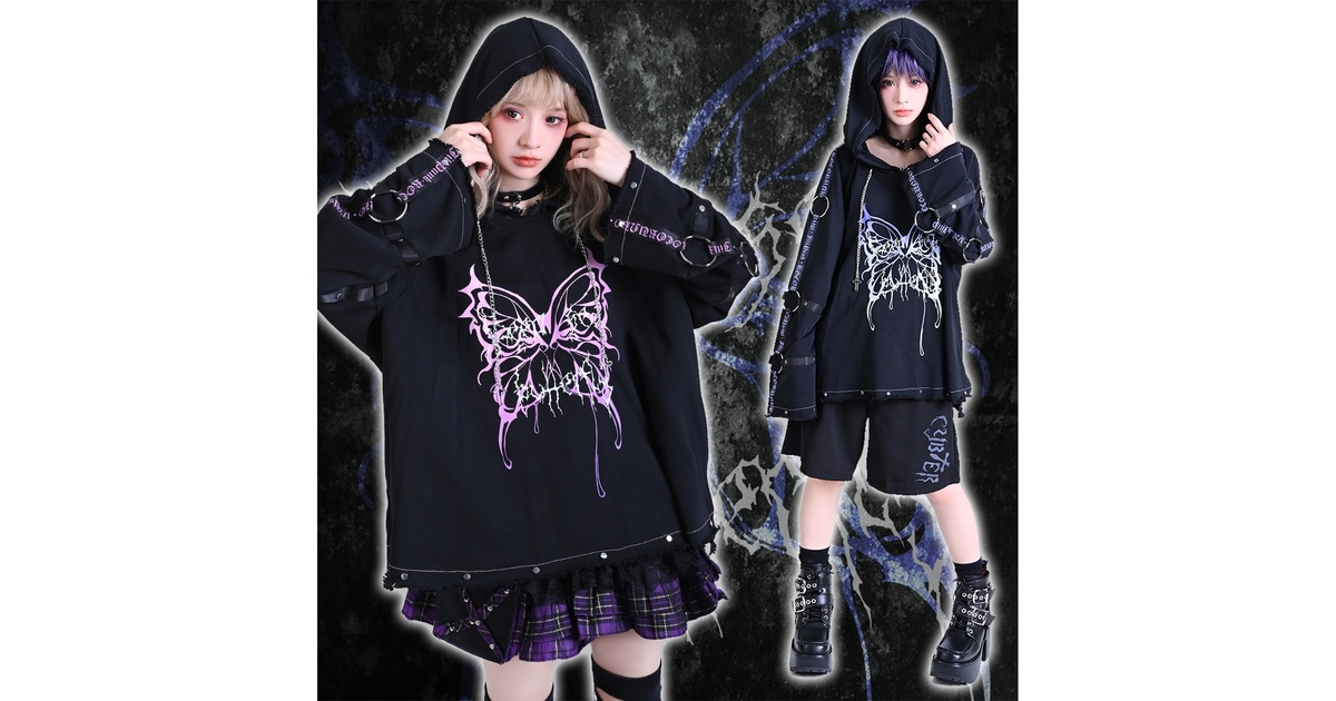 激渋 チェーン加工 リメイクボロ柄シャツ グランジ パンク y2k