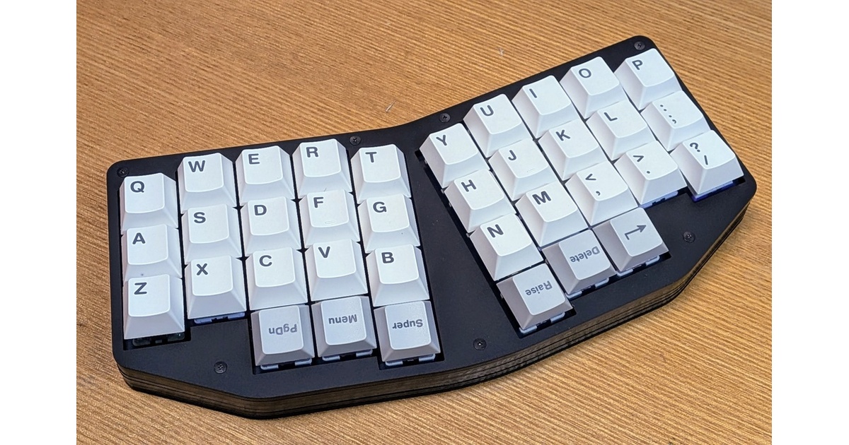 36キー・ガスケット構造・自作キーボードキット》Whale36u - dondoko