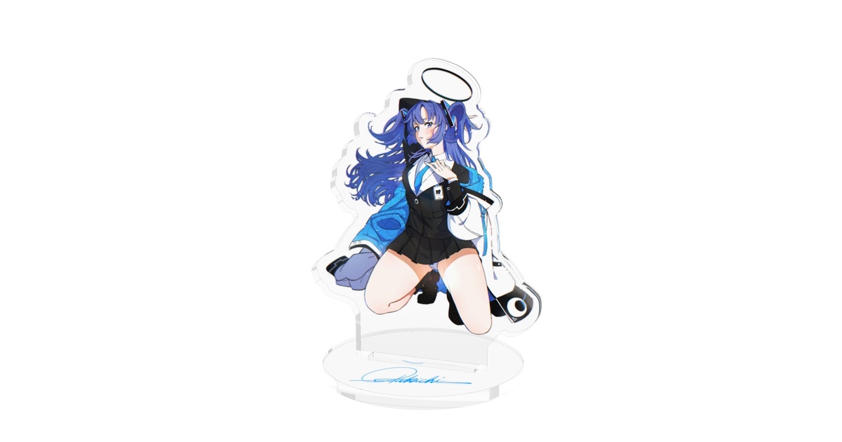 挨拶禁止　ブルーアーカイブ　アクリルスタンド　早瀬ユウカ 早瀬ユウカ ブルーアーカイブ ローソン限定 アクリルスタンド