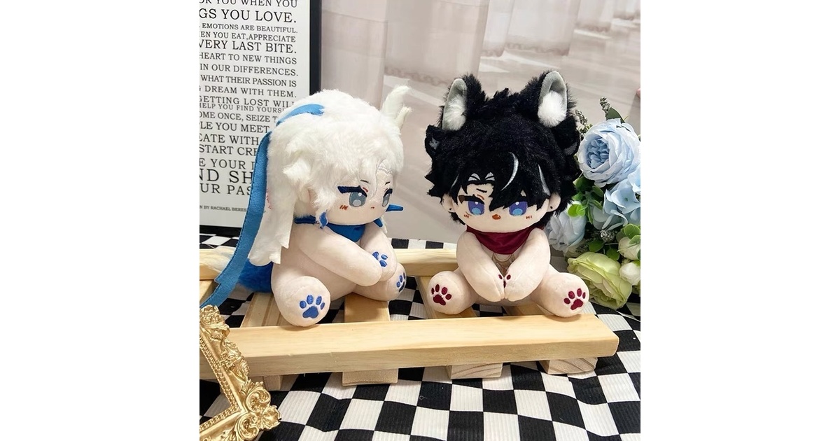 原神　リオセスリ　ヌヴィレット　同人ぬいぐるみ　2体セット 10cm 萧何铺铺子 c4e4c306-55b9-49f7-a6fc-