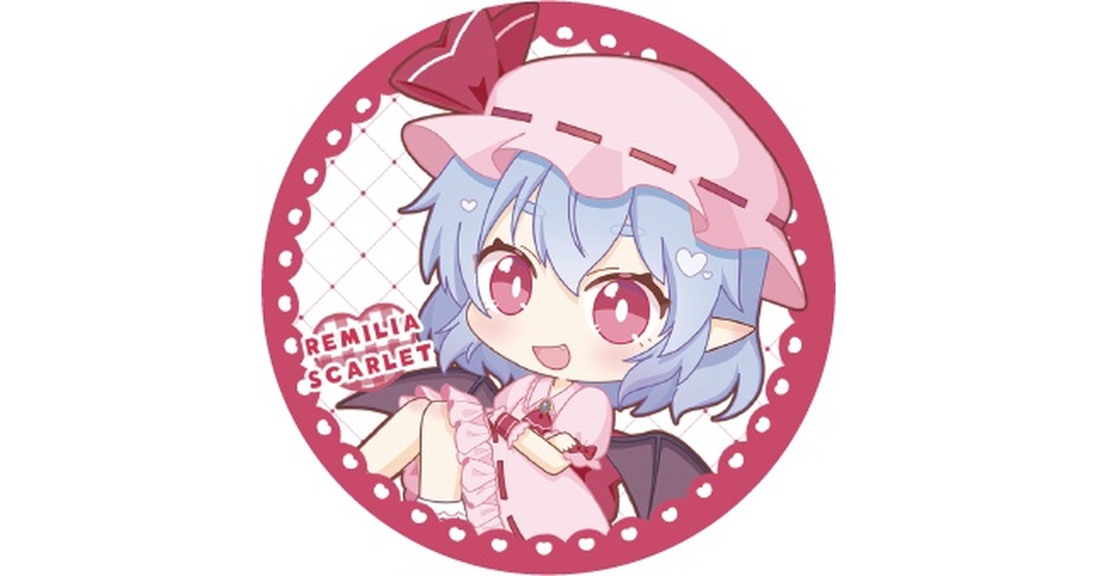 東方Project レミリア・スカーレットB 缶バッジ(ハチワレキッド