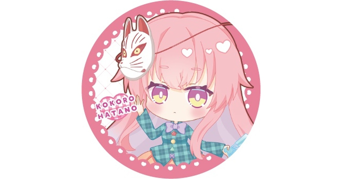 東方Project 秦こころB 缶バッジ(ハチワレキッド) - ドリル