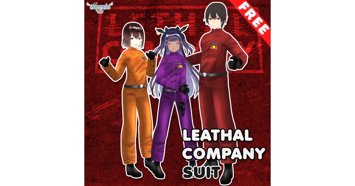 VROID] FREE Unisex Lethal Company Bodysuits 2024 - V.Y