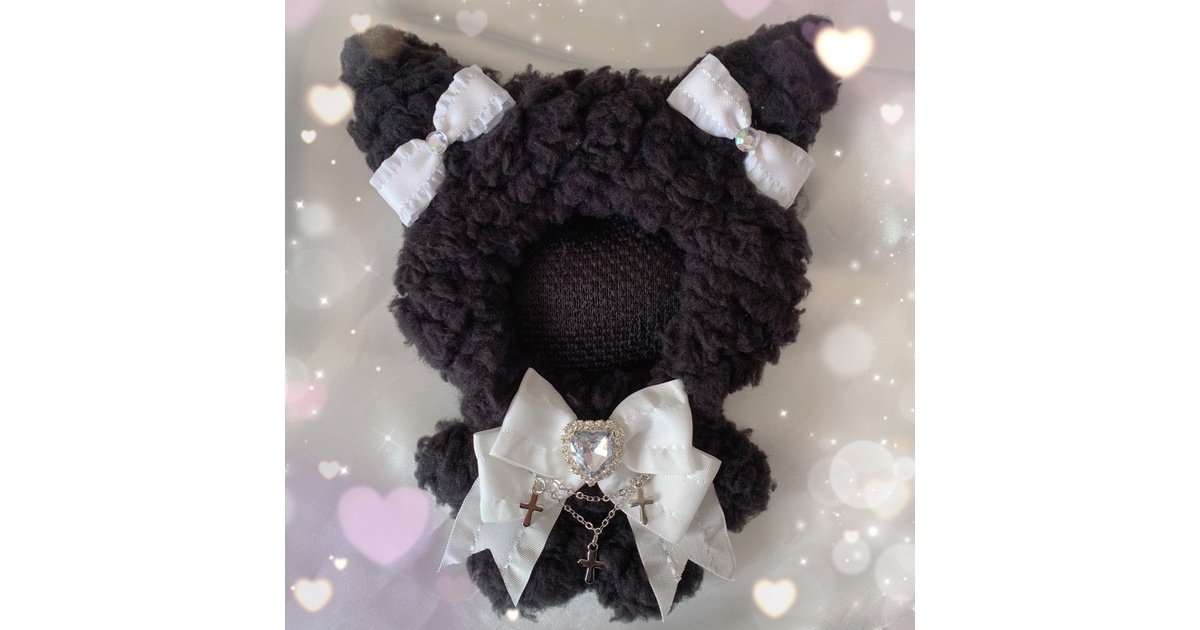 地雷系にゃんこ（黒猫ver♡） ぬい服♡ 着ぐるみ♡ - Fu - taro . - BOOTH