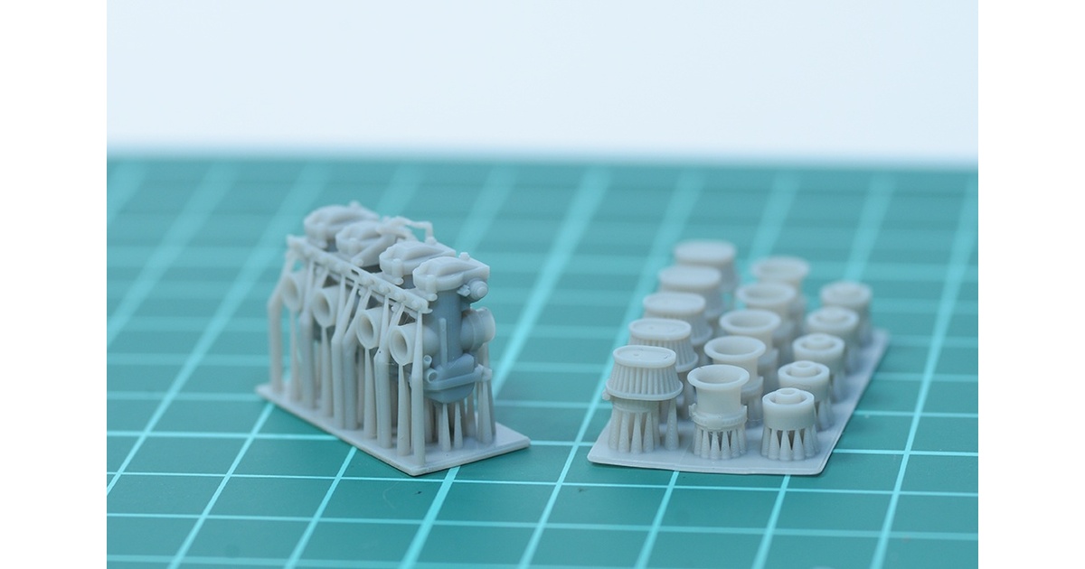 1/12 4連スポーツキャブレター 3Dプリンタ出力未塗装キット (スーフォア、Z2他ピッチ） - ykgarage - BOOTH