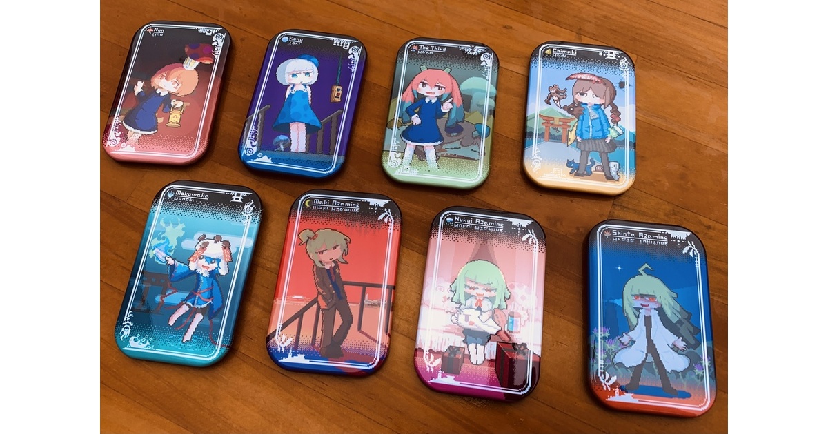 さじやまゲーム】キャラクタースクエア缶バッジ - mt.saji - BOOTH