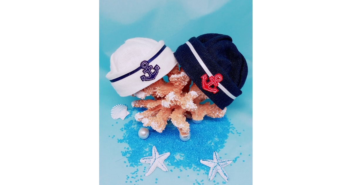 ぬい服 セーラー帽子 10cm 12cmサイズ - KIKI96 - BOOTH