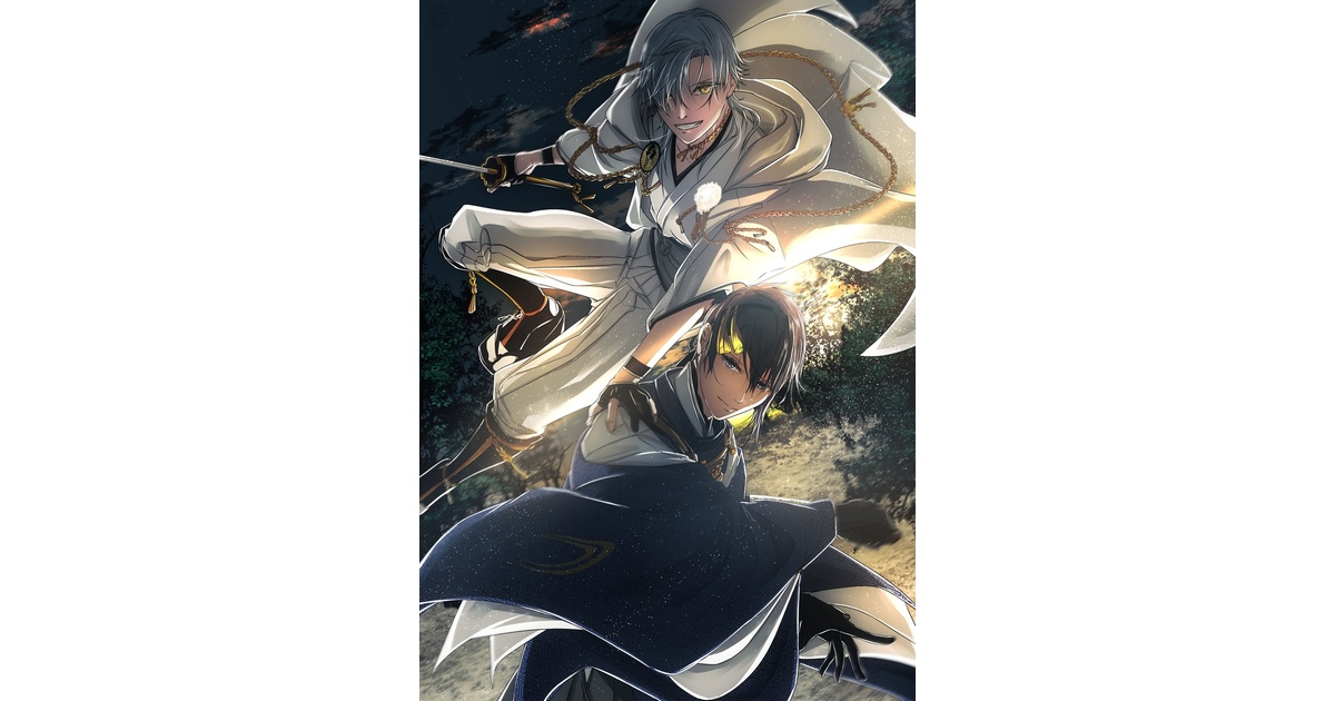 鶴丸国永、三日月宗近A4クリアファイル - 光々 - BOOTH