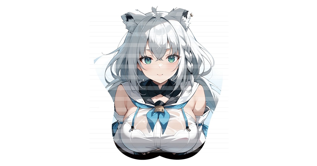 アズールレーン ホロライブ VTuber 白上フブキ 3d 立体 マウス 
