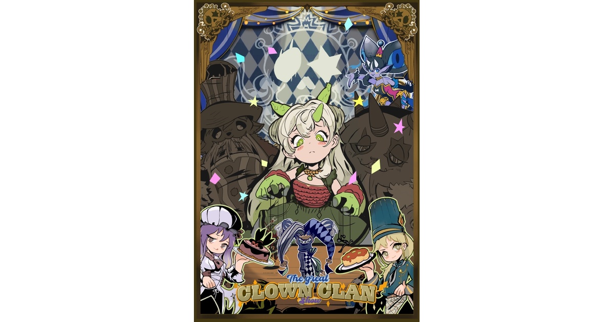 クラウン・クラン 63mm×90mm 遊戯王 60枚入り CircleKOS - CircleKOS