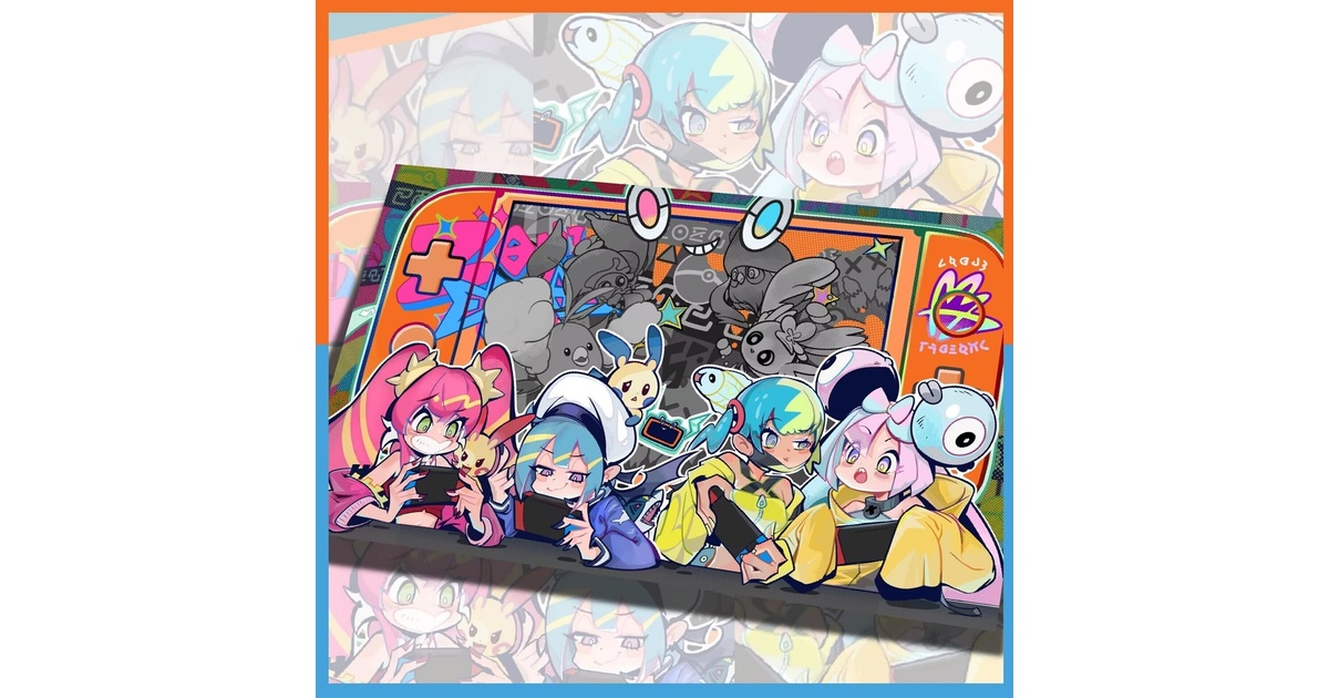 予約商品】YGO ＆ PTCG プレイマット Live☆Twin × カナリィと