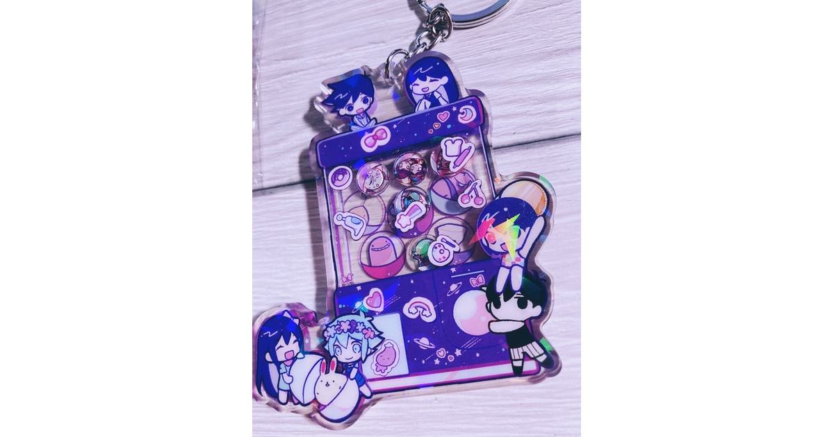 OMORI ホログラムシャカシャカアクリルキーホルダー - ちまショップ