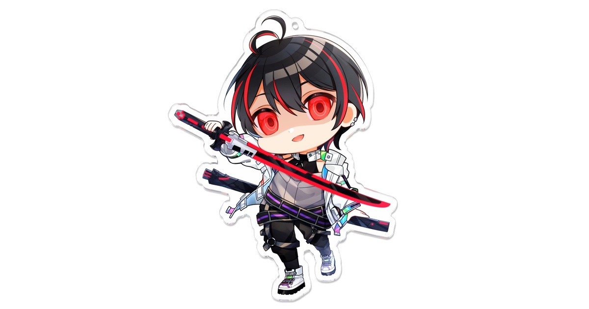 アクリル画「微笑」 アクリル画「微笑」