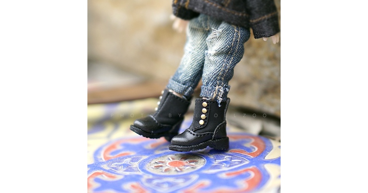 オビツ11 靴 チェルシーブーツ - IDollZoo - BOOTH