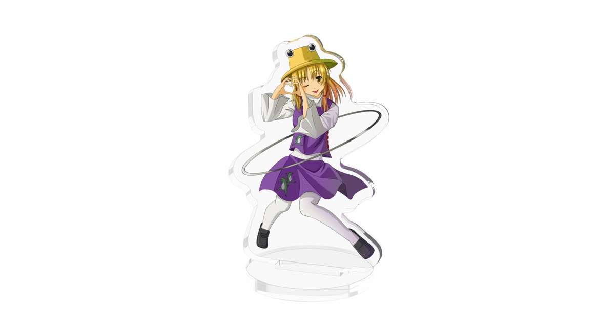 東方Project ダイソー アクリルフィギュア 洩矢諏訪子 - メルカリ