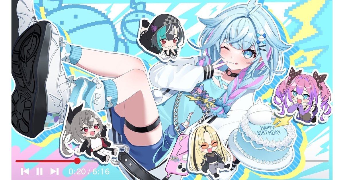 ホロライブ 水宮枢 プレイマット - dengekitei - BOOTH