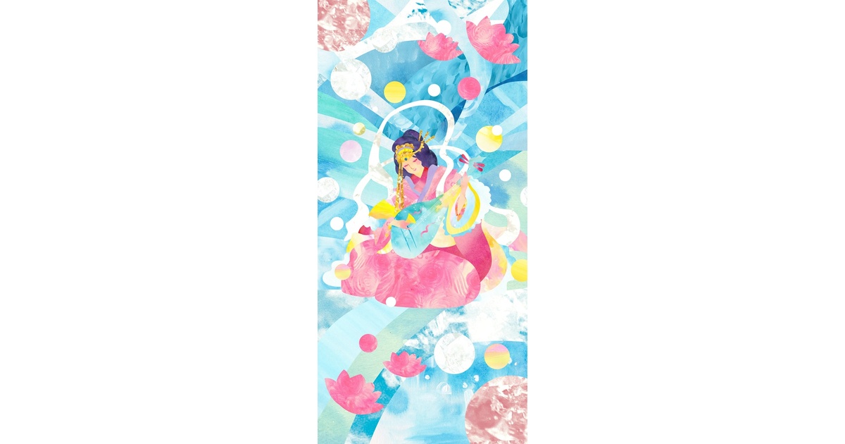 弁財天様(市杵島比売命)待ち受け用 - unicorndropped - BOOTH