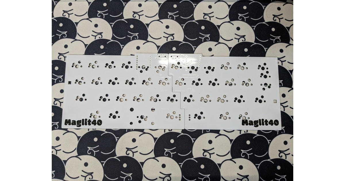 Maglit40 - Cerbekos-keyboard - BOOTH Maglit40 - Cerbekos-keyboard - BOOTH