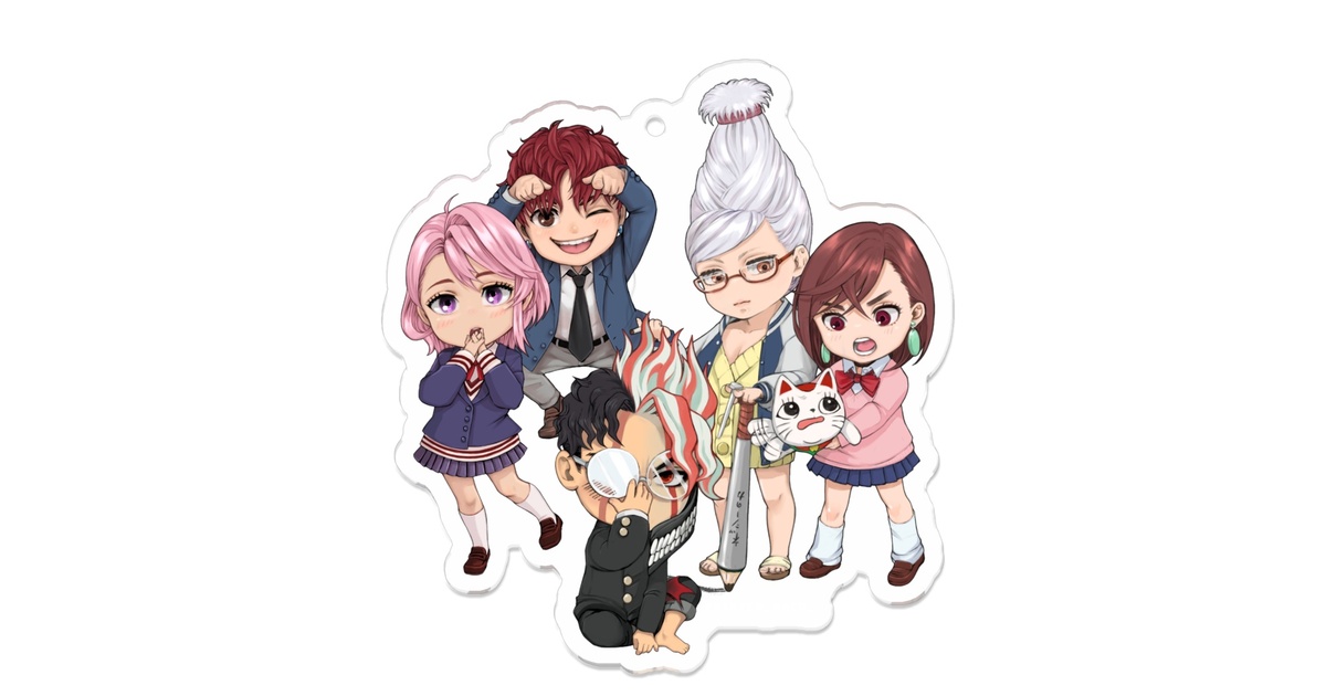 PQ2 アクキー　主人公 ペルソナQ2 主人公集合アクリルフィギュア - croon - BOOTH