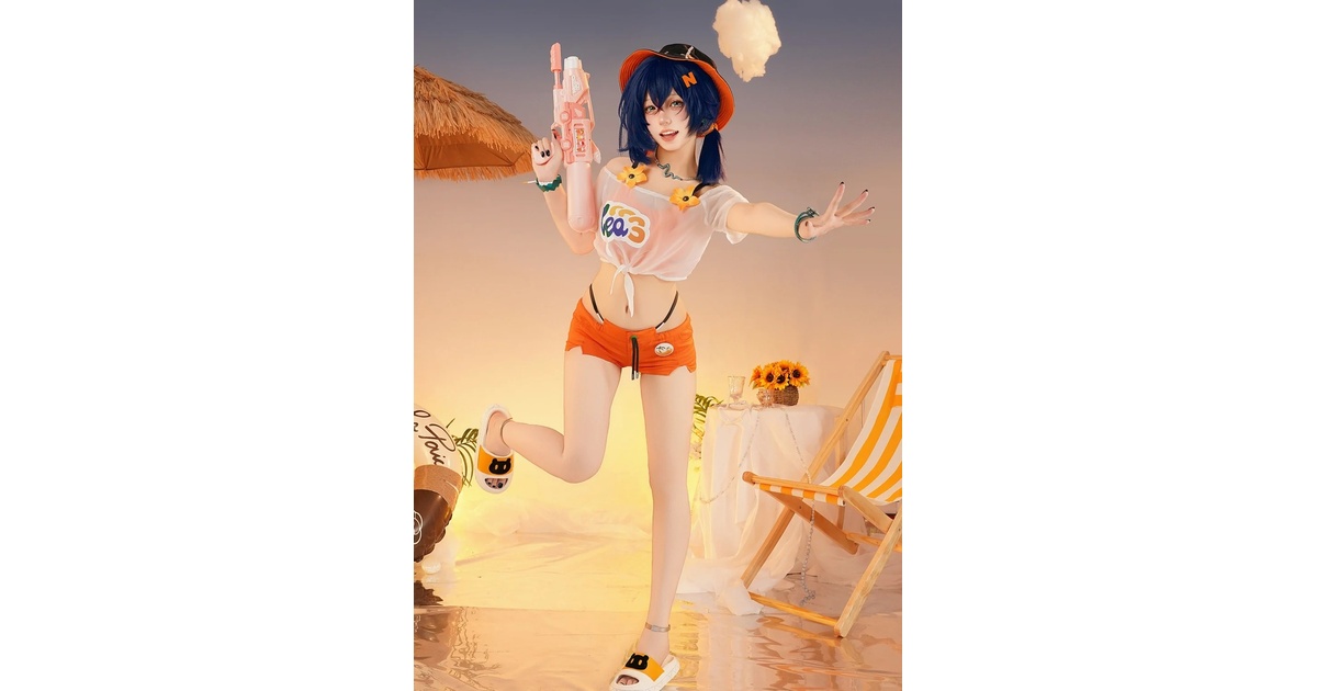 ゼンレスゾーンゼロ リン 水着 夏イベ 夏色ブルースカイ