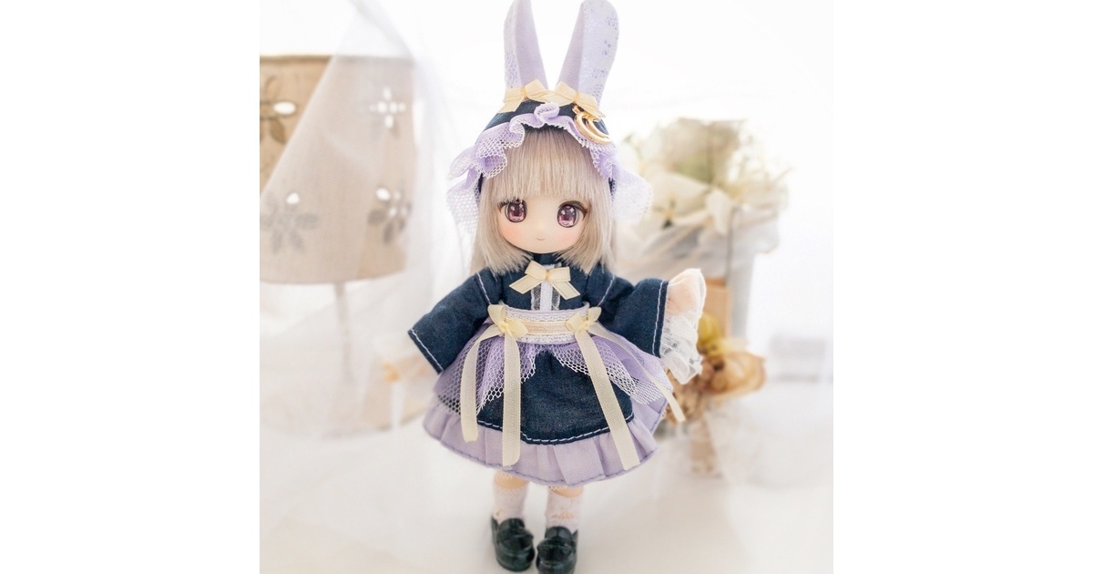 うさぎ男の子 オビツ11 ピコニーモ アンティーク風ベージュ系