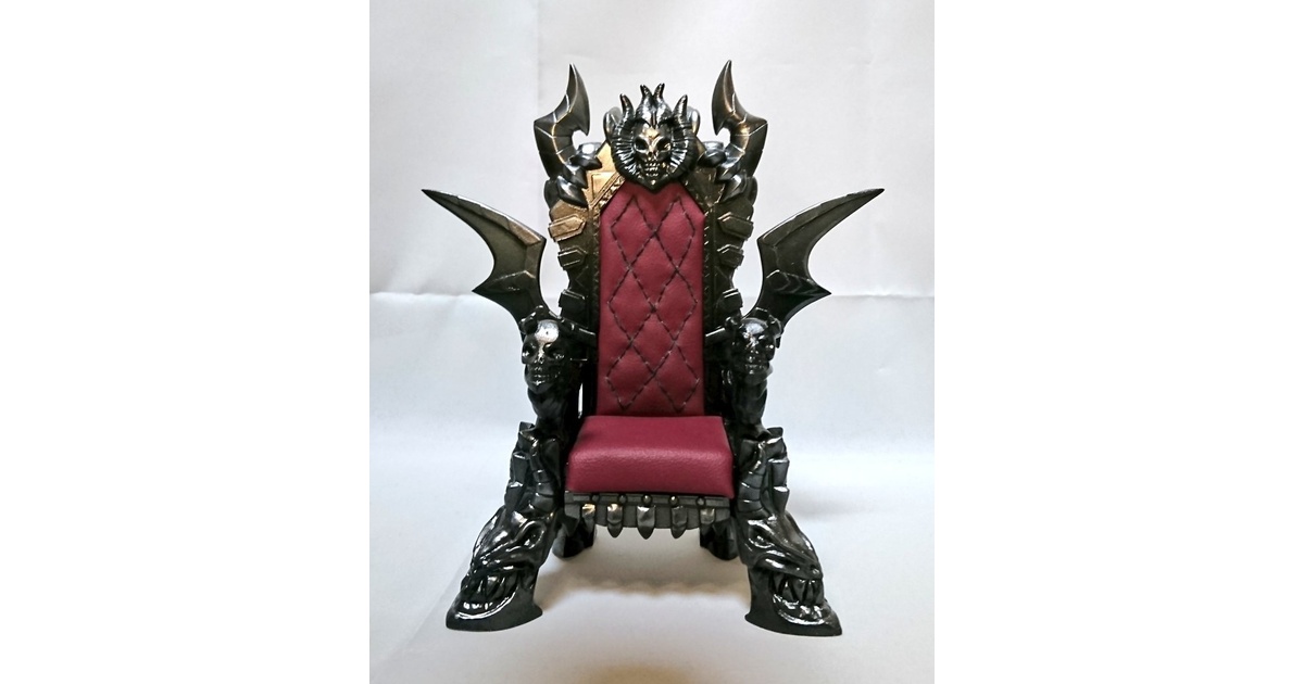 マツミページ　魔王の玉座・玉座の2点 ガレージキット)オリジナルフィギュア用小物 『魔王の玉座』 - 悪魔